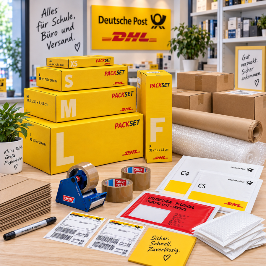 Deutsche Post Filiale und DHL Paketshop Amalienstraße München Schwabing nahe LMU